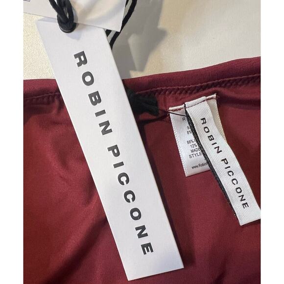 NWT Robin Piccone Ruched Bikini Bottom - Women's Size Small - Picture 5 of 7